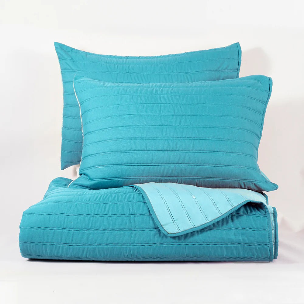 Quilt Microfibra 2 Plazas Toledo Bicolor