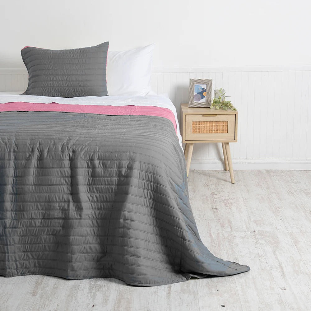 Quilt Microfibra 1.5 Plazas Toledo Bicolor