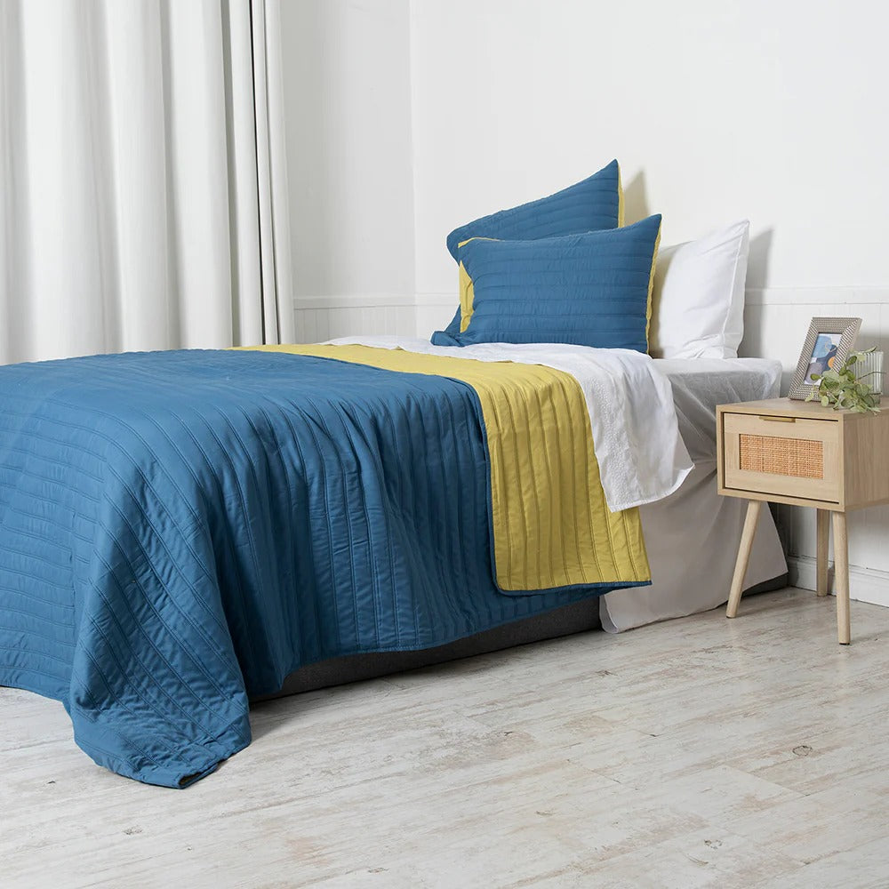 Quilt Microfibra 1.5 Plazas Toledo Bicolor