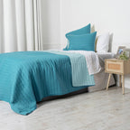 Quilt Microfibra 1.5 Plazas Toledo Bicolor