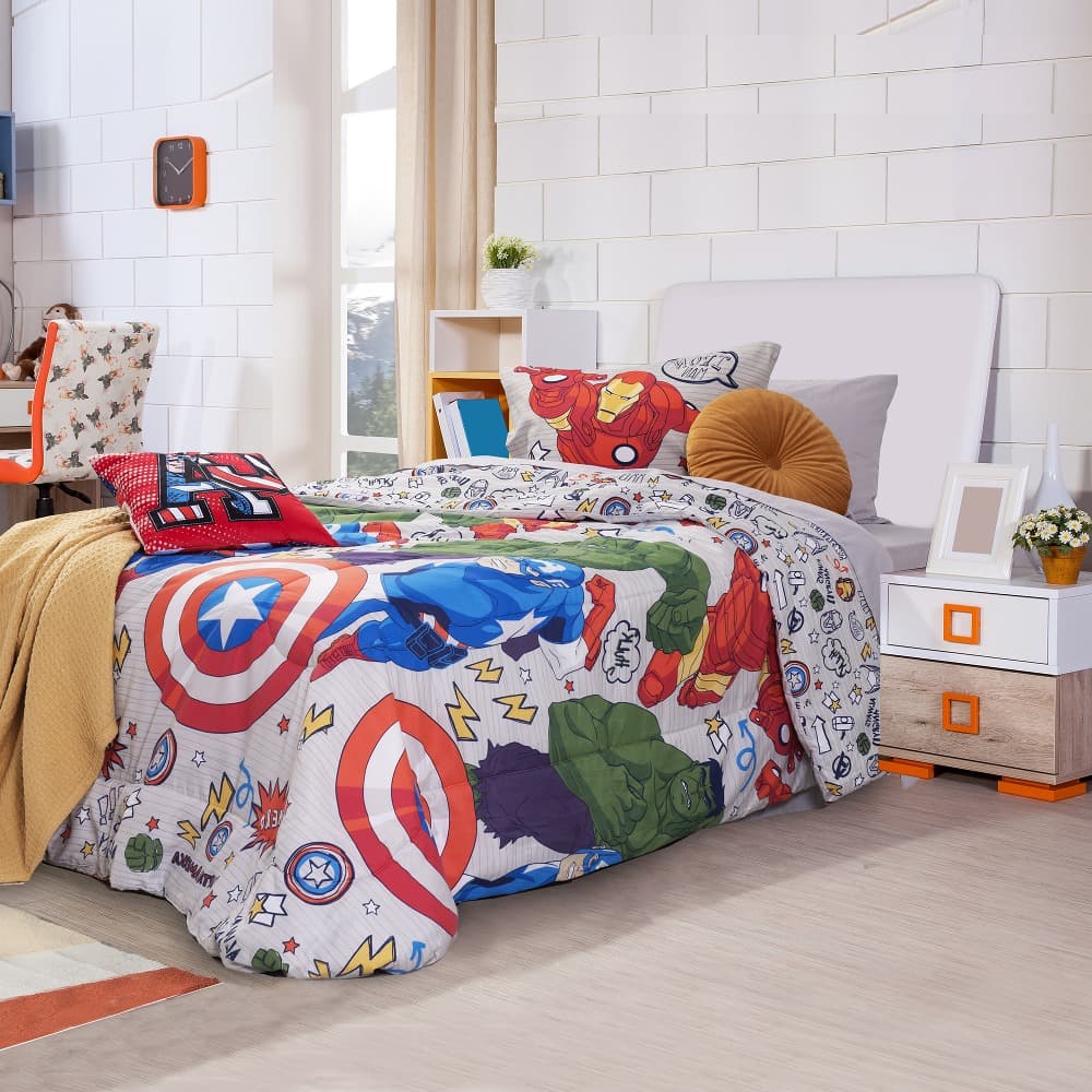 Plumón Microfibra Infantil 1.5 Plazas Avengers